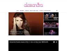 Tablet Screenshot of alessandrarosaldo.com